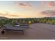 Comfortable patio loungers overlooking scenic views at 4796 E Charles Dr, Paradise Valley, AZ 85253