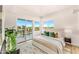 Bedroom with city view and private balcony at 3131 N Central Ave # 3015, Phoenix, AZ 85012