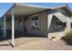 Mobile home with covered porch and neutral color scheme at 8103 E Southern Ave # 24, Mesa, AZ 85209