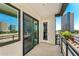Private balcony with sliding glass doors and city views at 3131 N Central Ave # 3012, Phoenix, AZ 85012