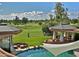 Luxury pool and spa overlooking a golf course at 15 Biltmore Estates Dr, Phoenix, AZ 85016