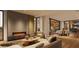 Open living area with fireplace and mountain views at 4849 N Camelback Ridge Rd # B208, Scottsdale, AZ 85251