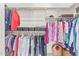 Spacious walk-in closet with ample hanging space and shelving at 42833 W Mallard Rd, Maricopa, AZ 85138