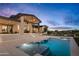 Resort-style pool with spacious patio and spa at 38152 N 109Th St, Scottsdale, AZ 85262