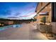 Luxury home with a stunning pool and spa, expansive patio, and mountain views at 38152 N 109Th St, Scottsdale, AZ 85262