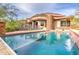 Stunning pool with water feature and mountain views at 14830 E Rhoads Ct, Fountain Hills, AZ 85268