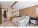 Spacious bedroom with a double bed and built-in desk at 3330 E Main St # 9, Mesa, AZ 85213