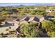 Single story home with tile roof, 3 car garage, and mountain views at 6990 E Buckhorn Trl, Scottsdale, AZ 85266