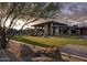 Luxury backyard with a large covered patio and green lawn at 12297 E Troon Vista Dr # 255, Scottsdale, AZ 85255
