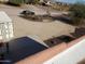 Aerial view showing a home's driveway and landscaping at 25645 W Blue Sky Dr, Wittmann, AZ 85361