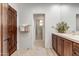 Bathroom with a sink, vanity, and access to a shower at 3105 S Amble Pass, Gold Canyon, AZ 85118