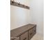 Functional mudroom with bench seating and storage at 34749 N 83Rd Way, Scottsdale, AZ 85266