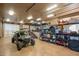 Spacious garage with high ceilings and lots of storage at 865 E Monte Vista Trl, Wickenburg, AZ 85390