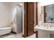 Luxurious bathroom with a soaking tub, walk-in shower, and double vanity at 865 E Monte Vista Trl, Wickenburg, AZ 85390