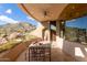 Outdoor patio furniture with mountain views at 11108 E Mariola Way, Scottsdale, AZ 85262