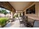 Covered patio perfect for outdoor dining at 1873 E Mcnair Dr, Tempe, AZ 85283