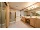 Spacious bathroom with double sinks, soaking tub, and separate shower at 1873 E Mcnair Dr, Tempe, AZ 85283