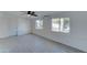 Bright bedroom with ceiling fan and wood-look flooring at 4522 N 14Th Ave, Phoenix, AZ 85013