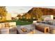 Spacious rooftop deck with fire pit, seating, and city views at 4849 N Camelback Ridge Rd # B301, Scottsdale, AZ 85251