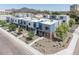 Aerial view of modern townhouses with contemporary design and landscaping at 2825 N 42Nd St # 11, Phoenix, AZ 85008