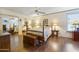 Spacious main bedroom with hardwood floors and a mirrored closet at 8023 E Cholla St, Scottsdale, AZ 85260