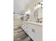 Modern bathroom with double vanity and walk-in shower at 8023 E Cholla St, Scottsdale, AZ 85260