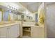 Clean bathroom with updated vanity and a large mirror at 8023 E Cholla St, Scottsdale, AZ 85260
