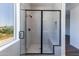 Spa-like bathroom with a large shower, soaking tub, and modern fixtures at 723 N Moon Rd, Apache Junction, AZ 85119
