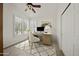 Home office features built-in desk and plenty of natural light at 39012 N 8Th St, Phoenix, AZ 85086