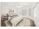 Bedroom with hardwood floors, ceiling fan and bay window at 39012 N 8Th St, Phoenix, AZ 85086