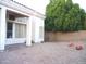 Landscaped backyard with gravel and large rocks at 6547 E Sierra Morena St, Mesa, AZ 85215