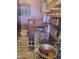 Bathroom with unique copper sinks and tile at 6547 E Sierra Morena St, Mesa, AZ 85215