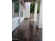 Covered patio with dark brown tile flooring at 6547 E Sierra Morena St, Mesa, AZ 85215