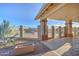 Relaxing covered patio area with pool view at 2101 S Meridian Rd # 215, Apache Junction, AZ 85120