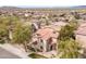 Aerial view showcasing home and neighborhood at 3704 W Vivian Ct, Phoenix, AZ 85086