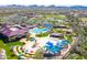 Community pool with water slides and play area at 3704 W Vivian Ct, Phoenix, AZ 85086