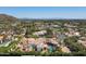 Stunning aerial view of the property with mountain views at 5842 E Redwing Rd, Paradise Valley, AZ 85253