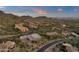 Aerial view of property highlighting its location in a luxury community at 10751 E Candlewood Dr, Scottsdale, AZ 85255