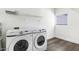 In-unit laundry room with Samsung washer and dryer at 600 W Grove Pkwy # 2188, Tempe, AZ 85283