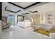 Spacious main bedroom with a freestanding tub and city view at 7157 E Rancho Vista Dr # 3006, Scottsdale, AZ 85251