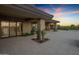 Luxury backyard oasis with a covered patio, pool, and spa at 29646 N 109Th Pl # 128, Scottsdale, AZ 85262