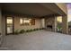 Outdoor kitchen and fireplace on a covered patio at 29646 N 109Th Pl # 128, Scottsdale, AZ 85262