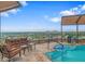 Rooftop pool and spa with city views and lounge area at 7175 E Camelback Rd # 704, Scottsdale, AZ 85251