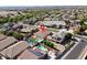 Aerial view of house and surrounding neighborhood at 17750 W Pershing St, Surprise, AZ 85388