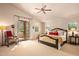 Bright bedroom with king bed, access to private balcony and lots of natural light at 28080 N 101St St # 116, Scottsdale, AZ 85262