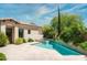 Luxury pool and spa with spacious patio at 3965 E Sierra Vista Dr, Paradise Valley, AZ 85253