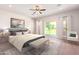 Spacious primary bedroom with backyard access at 25843 W Northern Lights Way, Buckeye, AZ 85326
