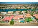 Waterfront property with private pool and stunning views of the lake and surrounding community at 2119 N Lake Shore Dr, Casa Grande, AZ 85122