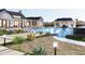 Luxury backyard oasis with a sparkling pool and relaxing cabana at 0 N Marchant Trace --, Queen Creek, AZ 85144
