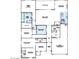 Floor plan showing a spacious home with 4 bedrooms and a 3 car garage at 37607 W Padilla St, Maricopa, AZ 85138